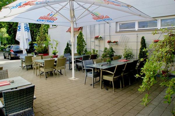 Terrasse im Sommer