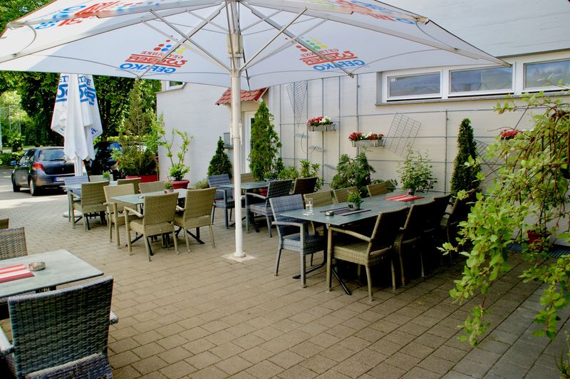 Terrasse im Sommer